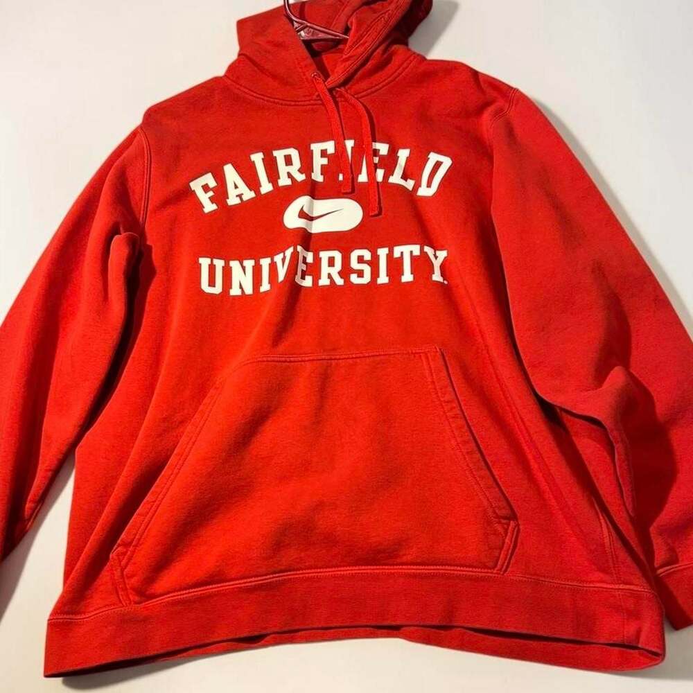 Nike Fairfield University Collegiate Red Hoodie XL